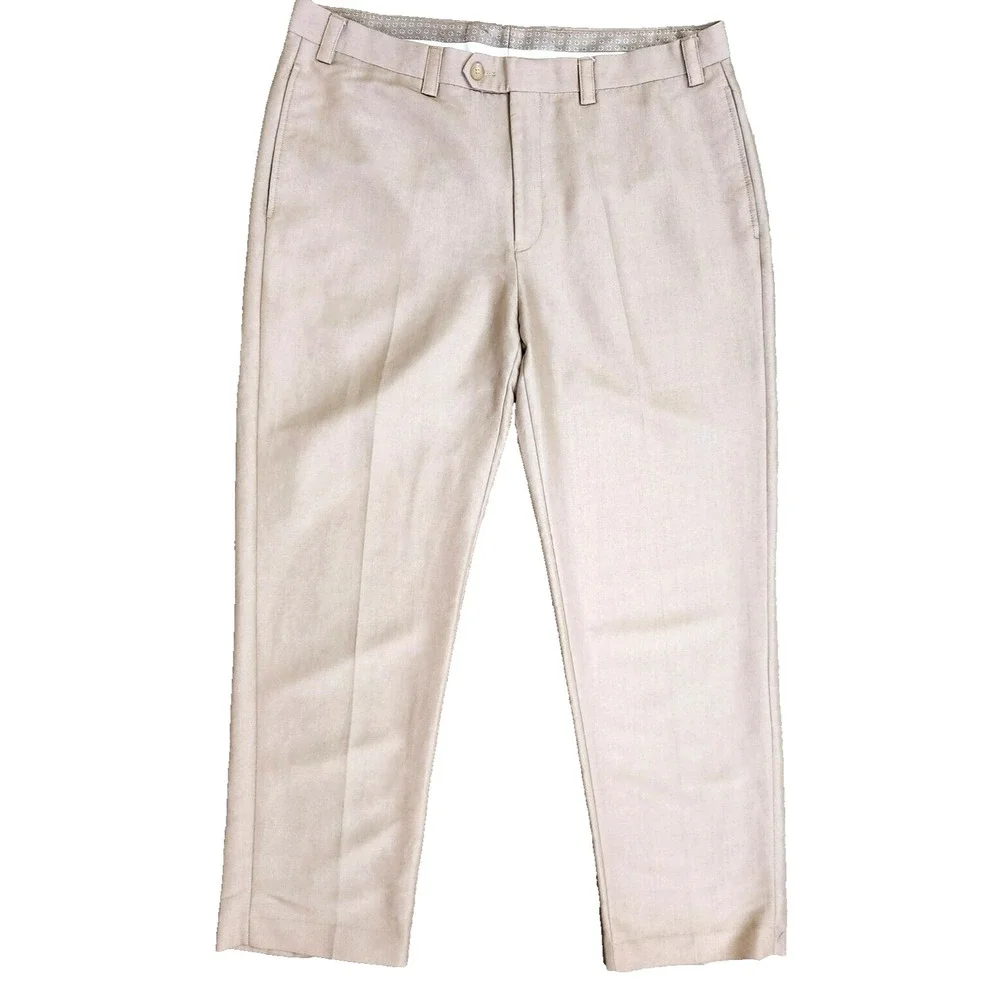 Lauren Ralph Lauren Dress Pants Men's 36x32 (Fits 36x30) Beige Straight Leg